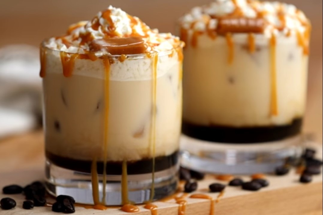 Salted Caramel White Russian Mocktail