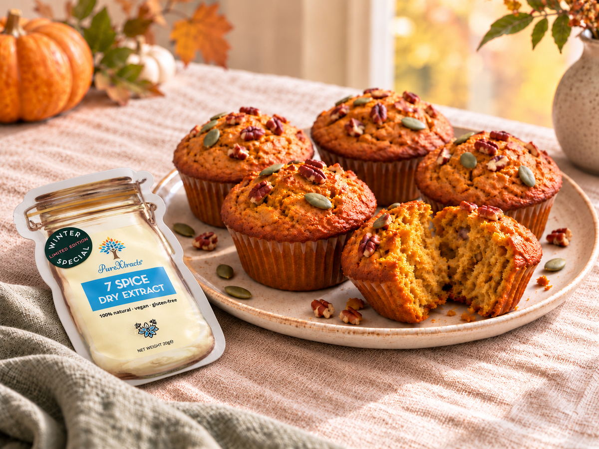 Pumpkin Muffins with 7 Spice- Limited Winter Edition- Purextracts
