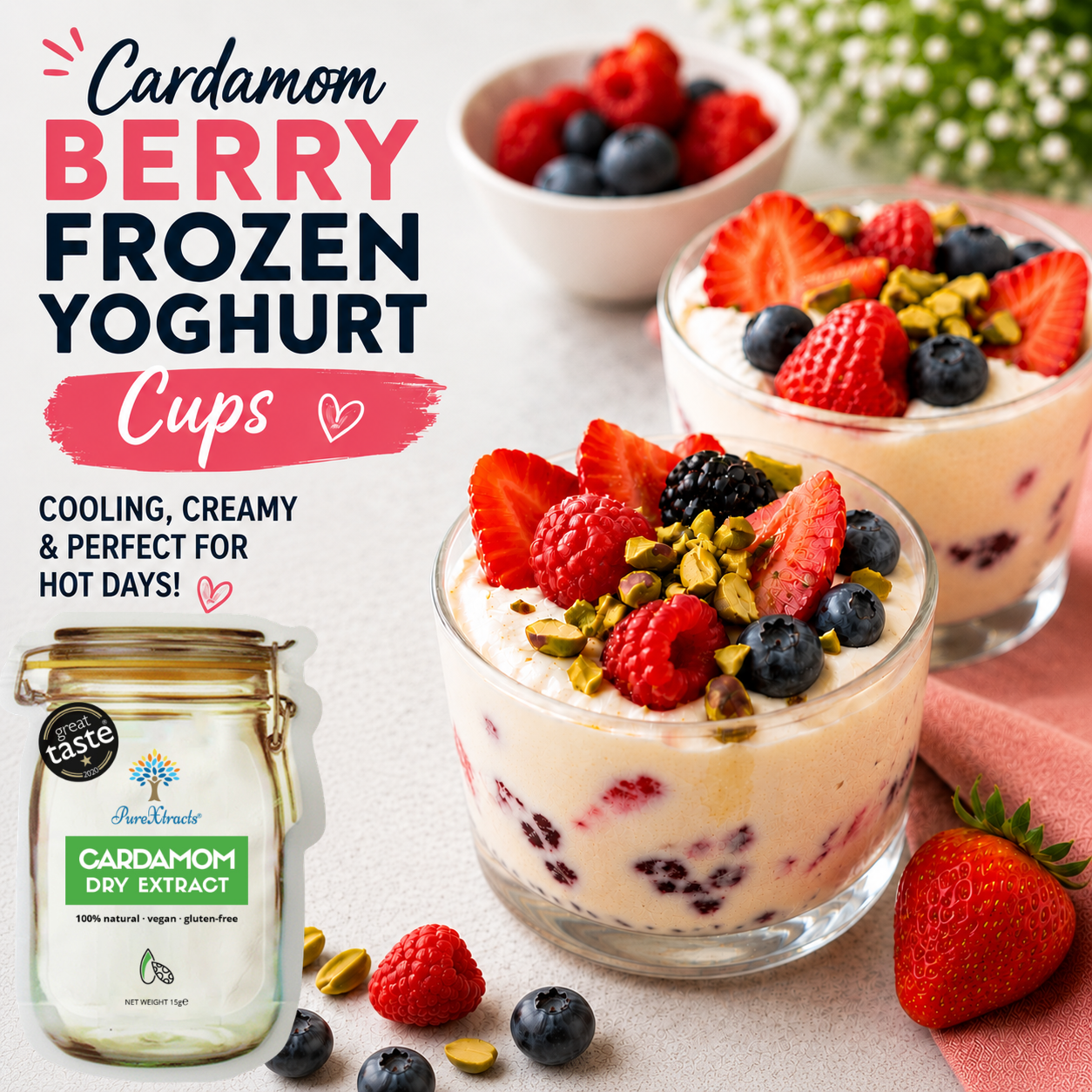 Berry Frozen Yoghurt - PureXtracts