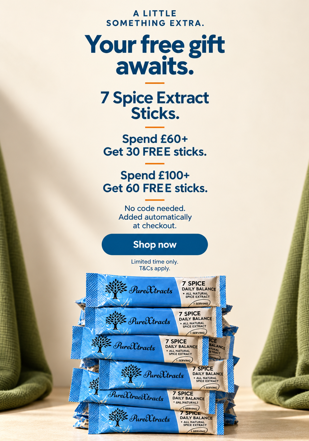 Free 7 Spice Sticks - PureXtracts