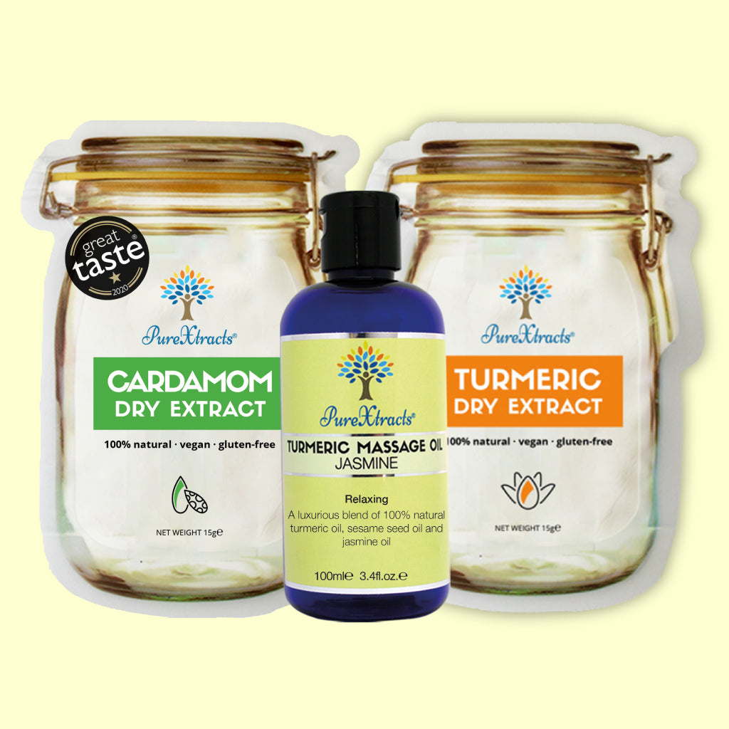 Women's health Turmeric, Cardamom and Turmeric Massage Oil with