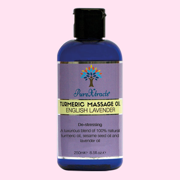 Turmeric Massage Oil with English Lavender PureXtracts