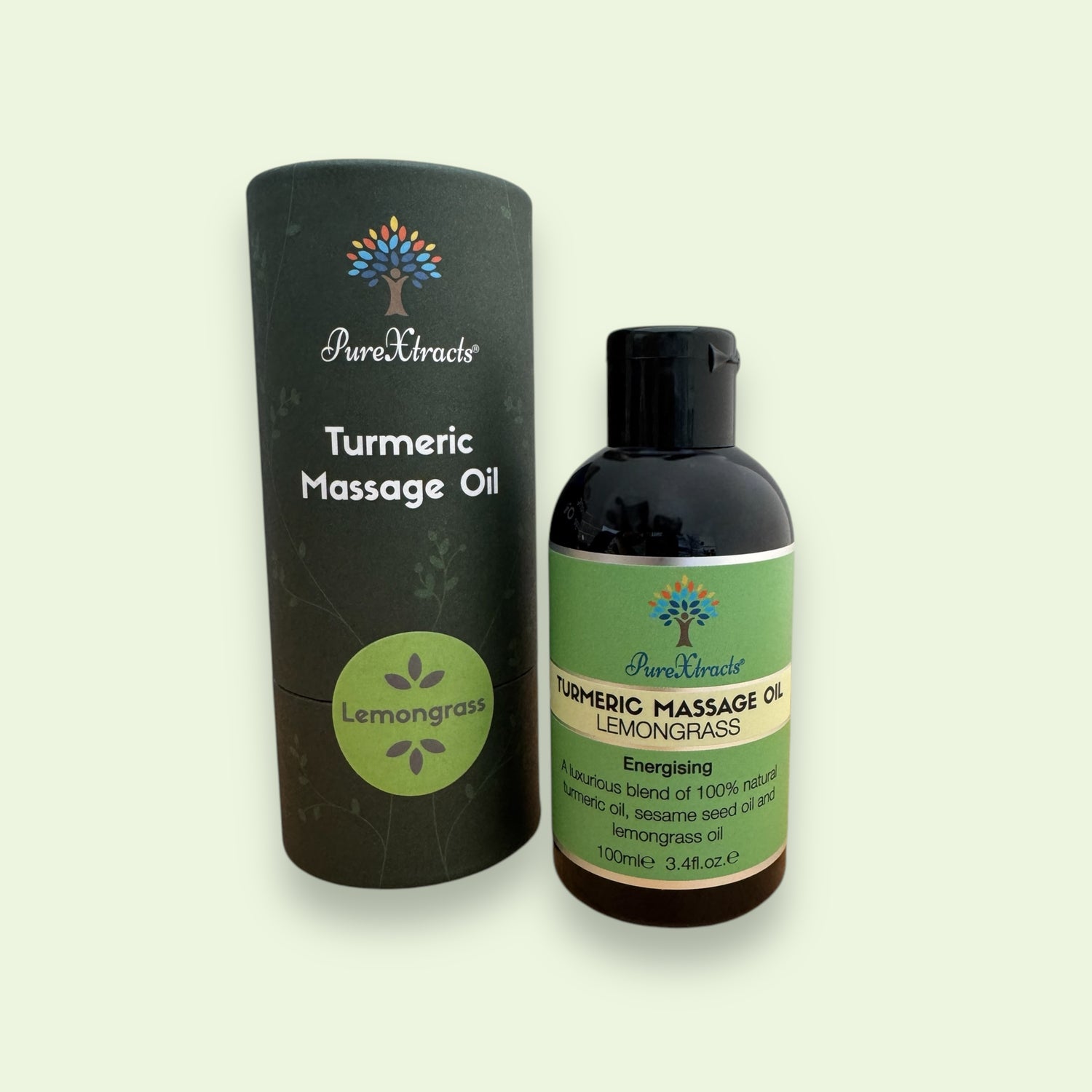 Turmeric Massage Oil - Lemongrass - PureXtracts