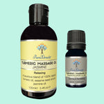Turmeric Massage Oil - 100ml and 10ml oil together - PureXtracts