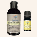 Turmeric Massage Oil - 100ml and 10ml oil together - PureXtracts