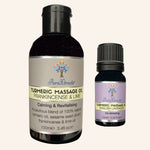 Turmeric Massage Oil - 100ml and 10ml oil together - PureXtracts