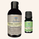 Turmeric Massage Oil - 100ml and 10ml oil together - PureXtracts