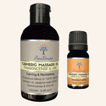 Turmeric Massage Oil - 100ml and 10ml oil together - PureXtracts
