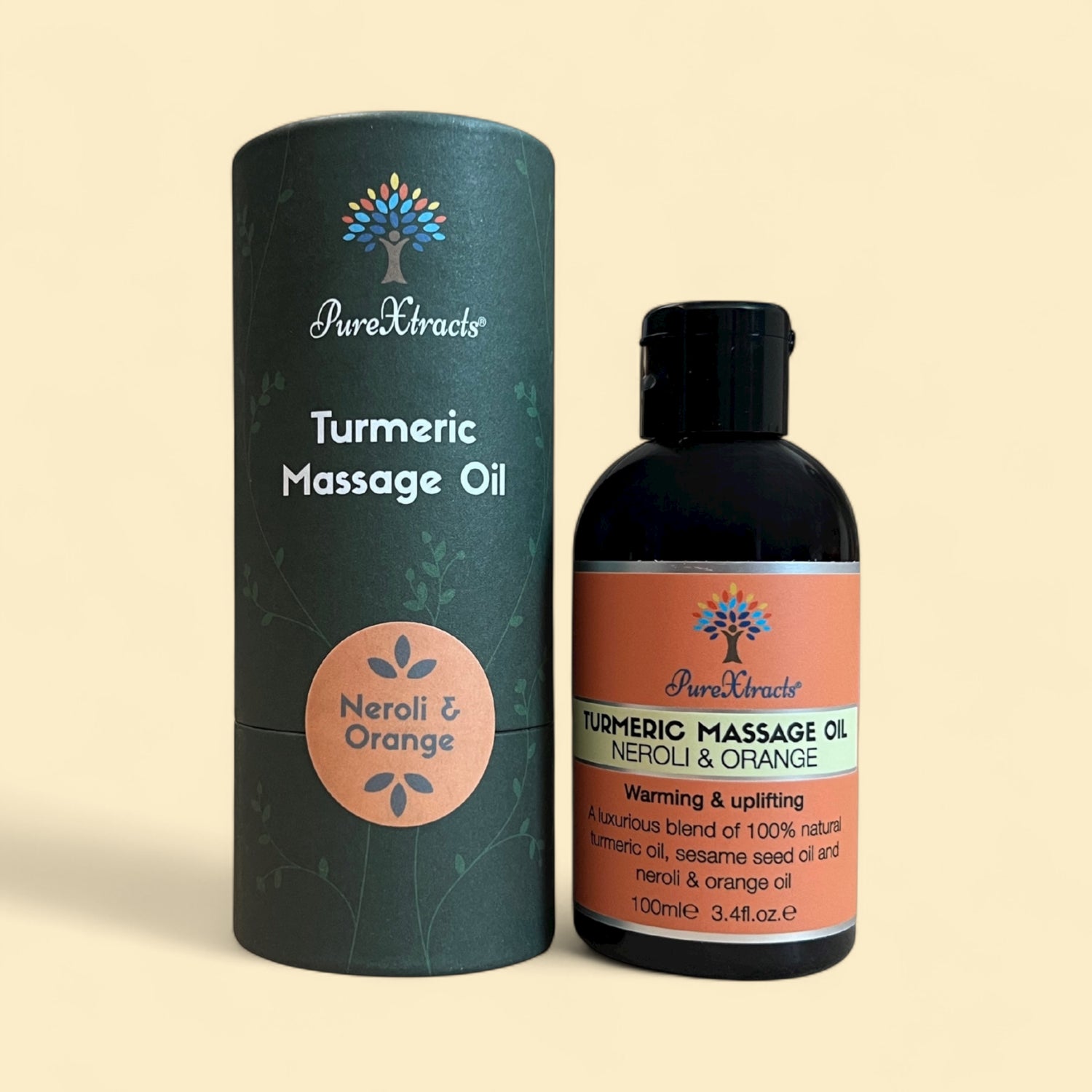 Turmeric Massage Oil - Neroli & Orange - PureXtracts