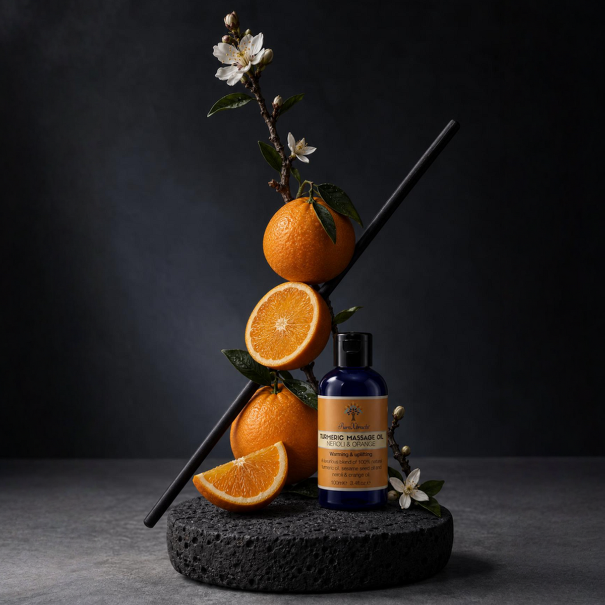 Turmeric Massage Oil - Neroli & Orange - PureXtracts
