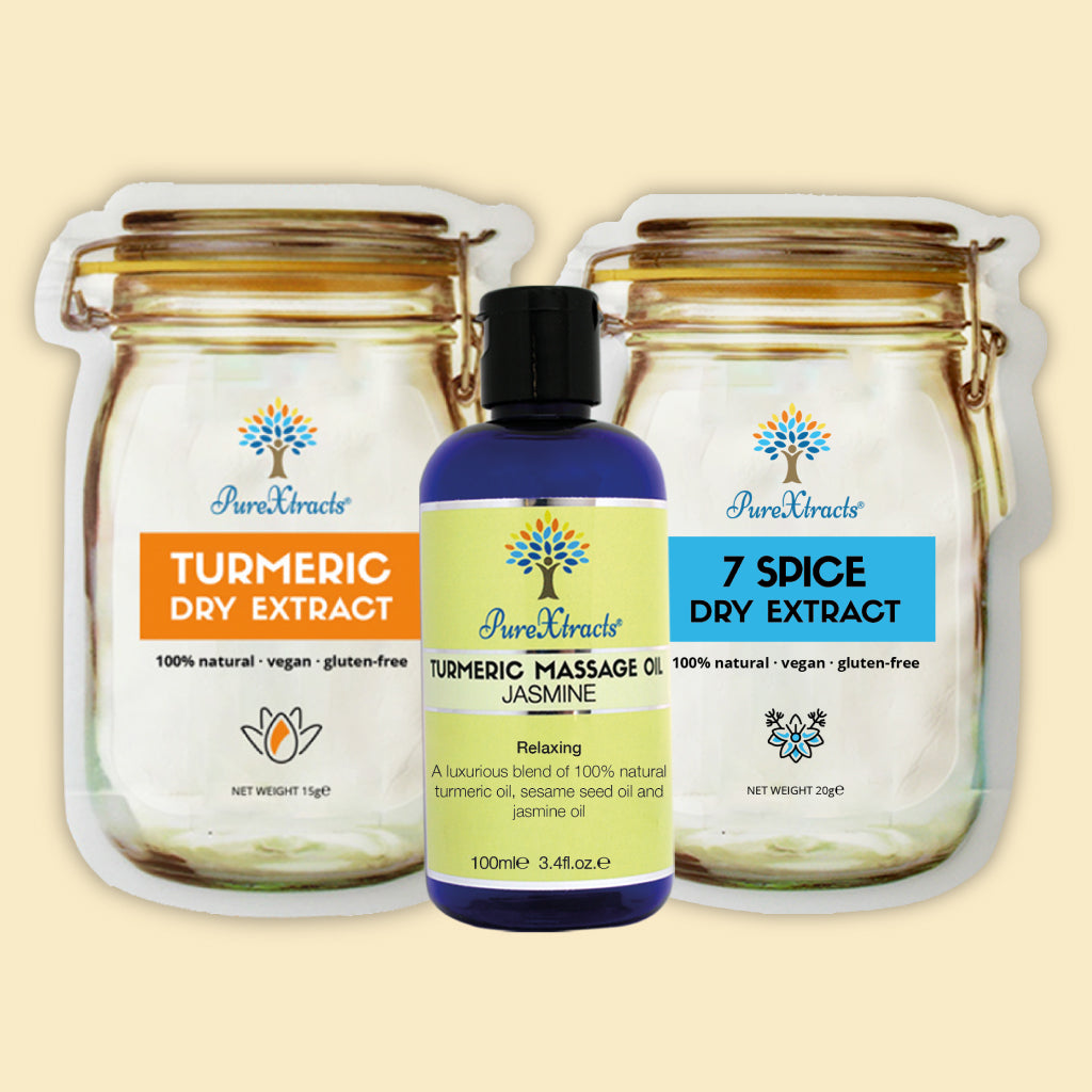100% Natural Turmeric Massage Oils & Botanical Extracts | PureXtracts