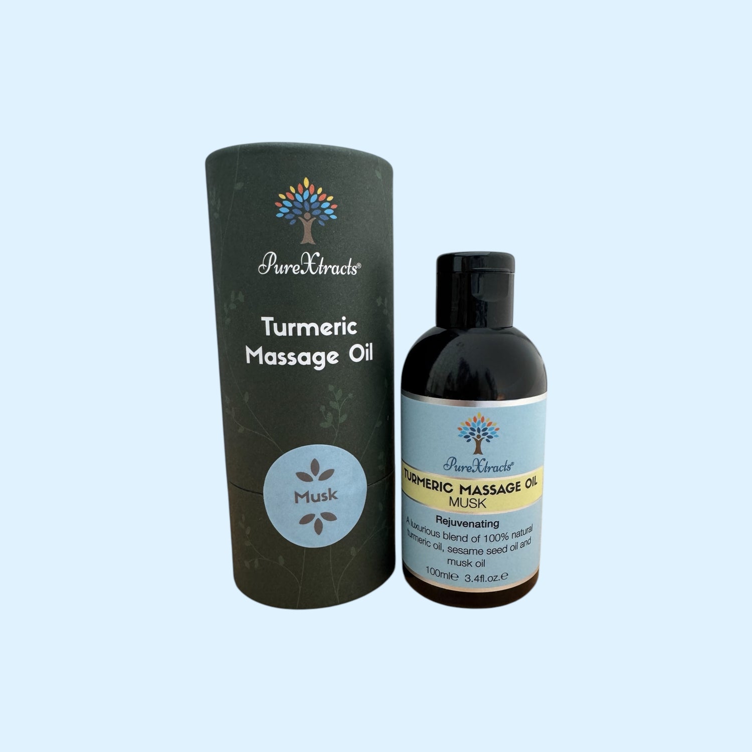 Turmeric Massage Oil - Musk - PureXtracts