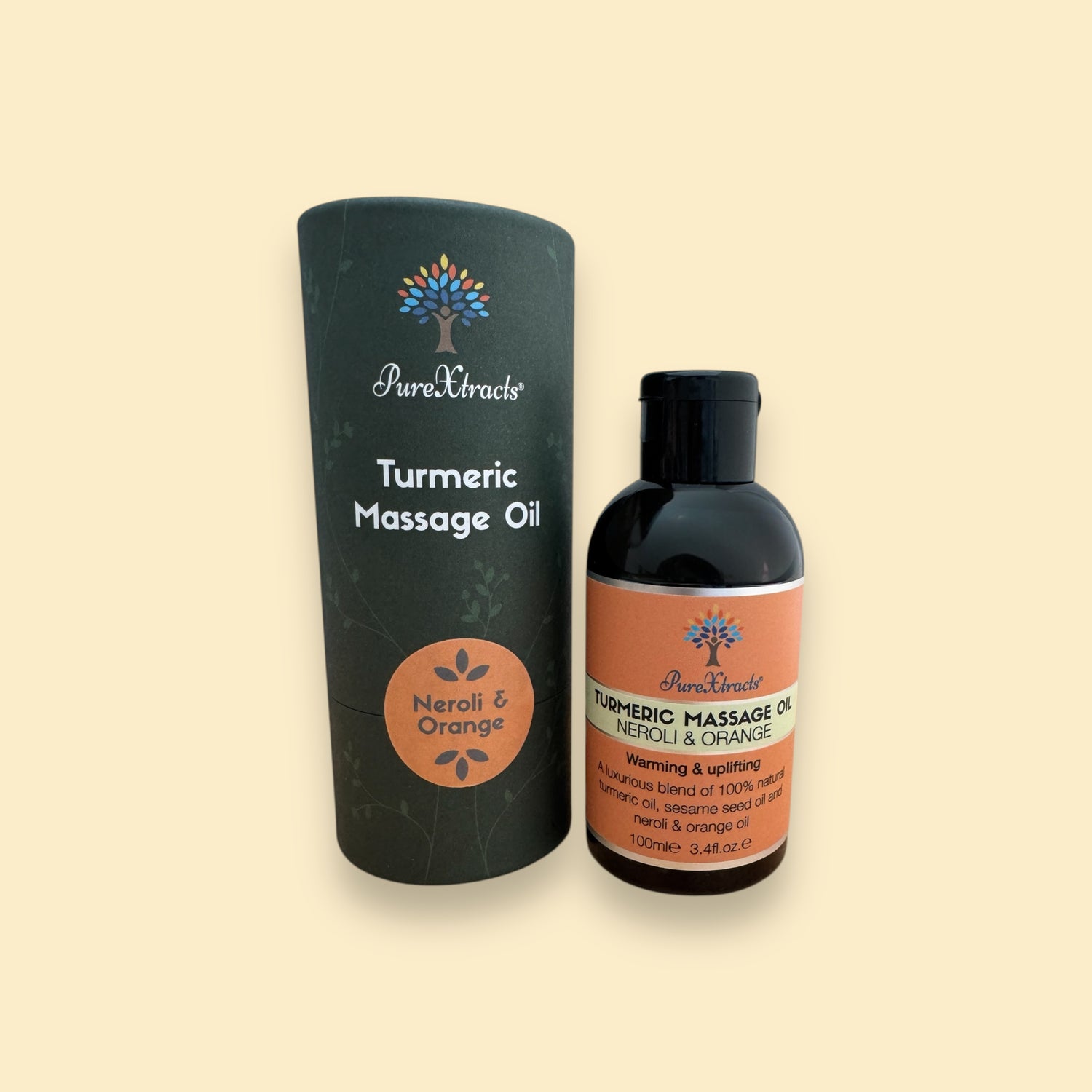 Turmeric Massage Oil - Neroli & Orange - PureXtracts