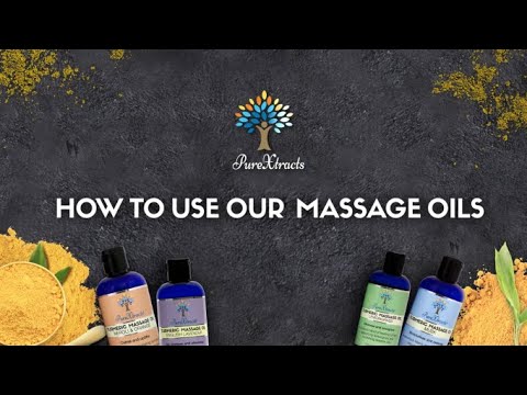 How to use Turmeric Massage Oils- PureXtracts
