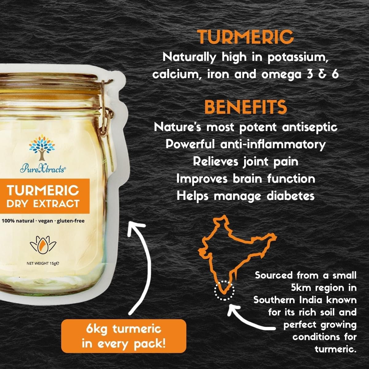 7 Days Trial Pack- Turmeric, Ginger, 7 Spice Extract (with option to add massage oil)